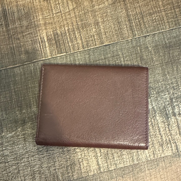 Tumi Dark Brown Leather Tri-Fold Wallet - Picture 3 of 6